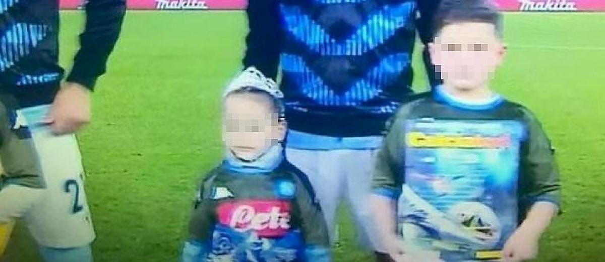 Noemi Staiano con i calciatori prima di Lazio-Napoli FOTO