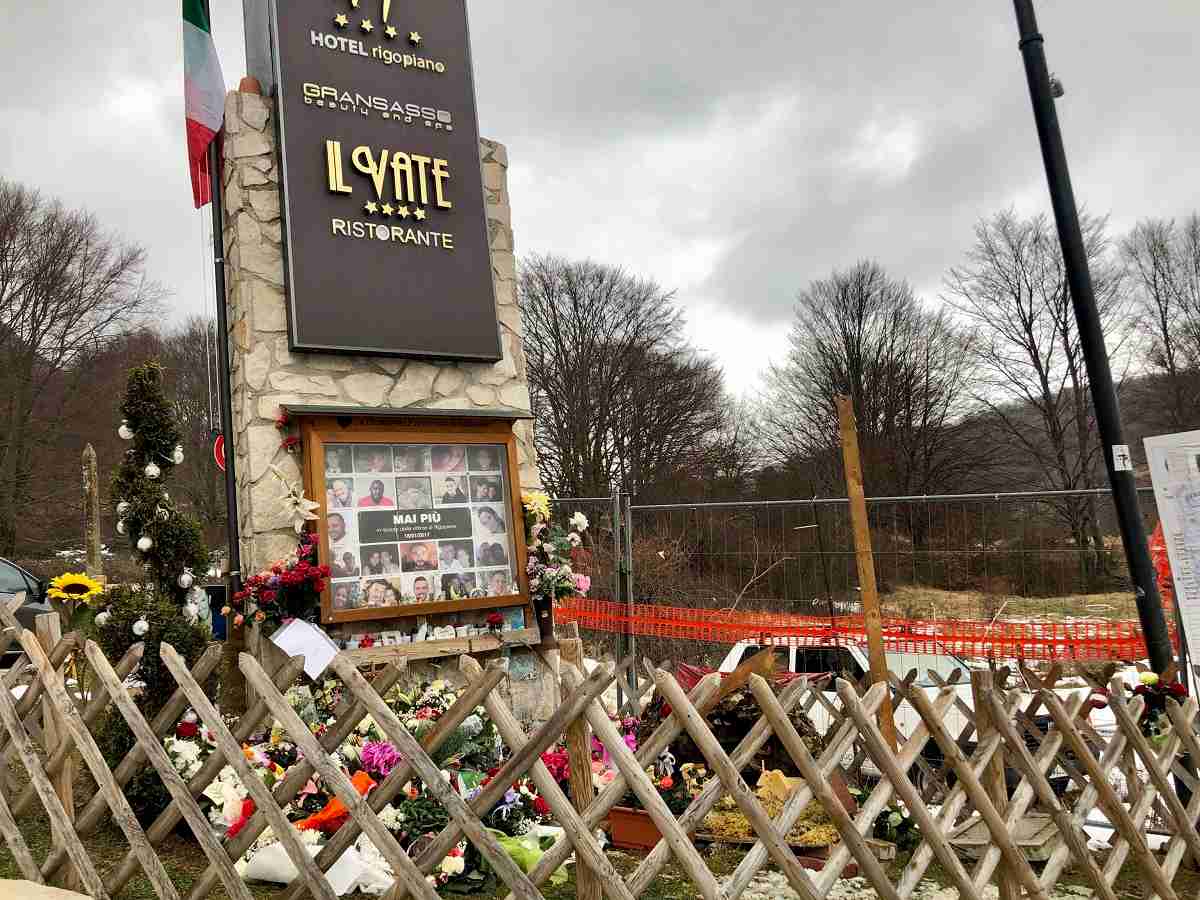 rigopiano ricordo vittime