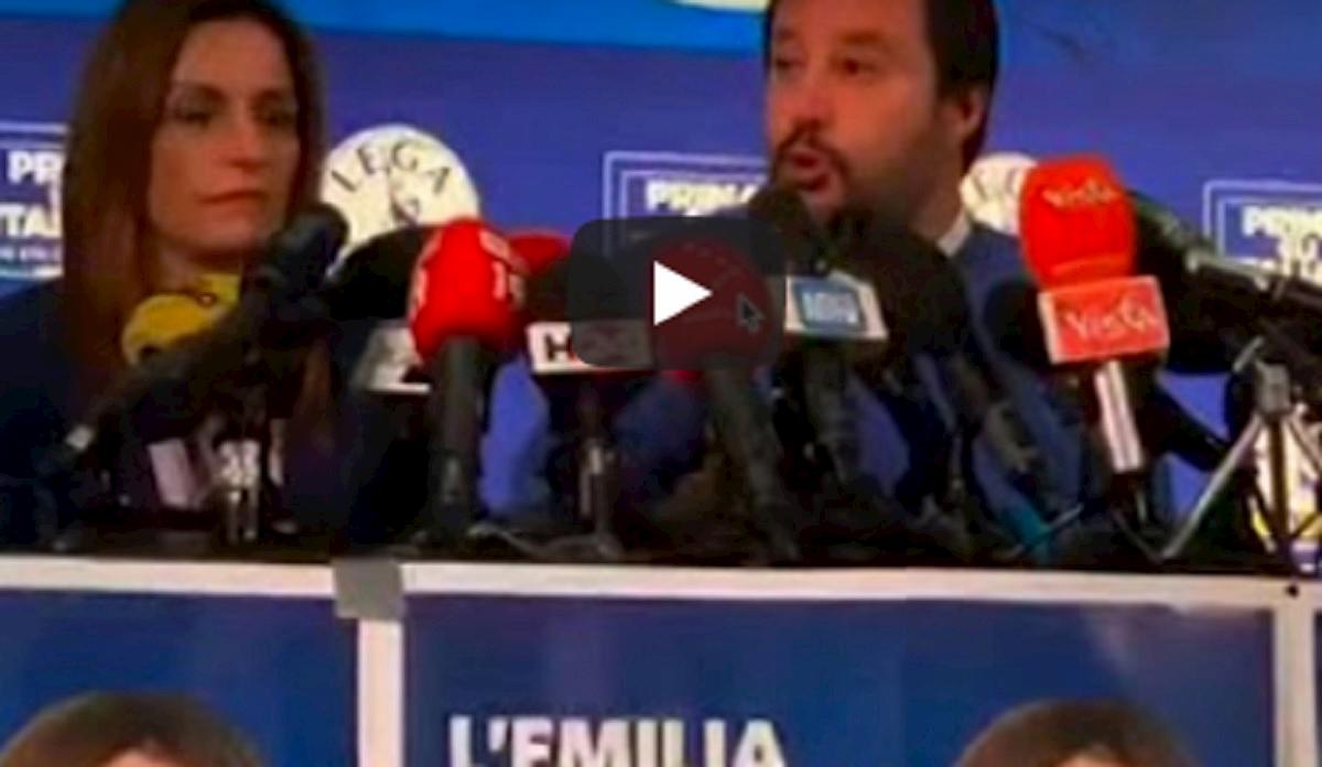 salvini borgonzoni video vista