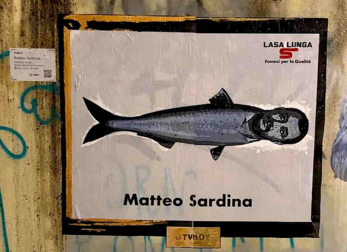 Bibbiano, corsa alla piazza per comizio elettorale. Sardine prima di Salvini nella gara più brutta