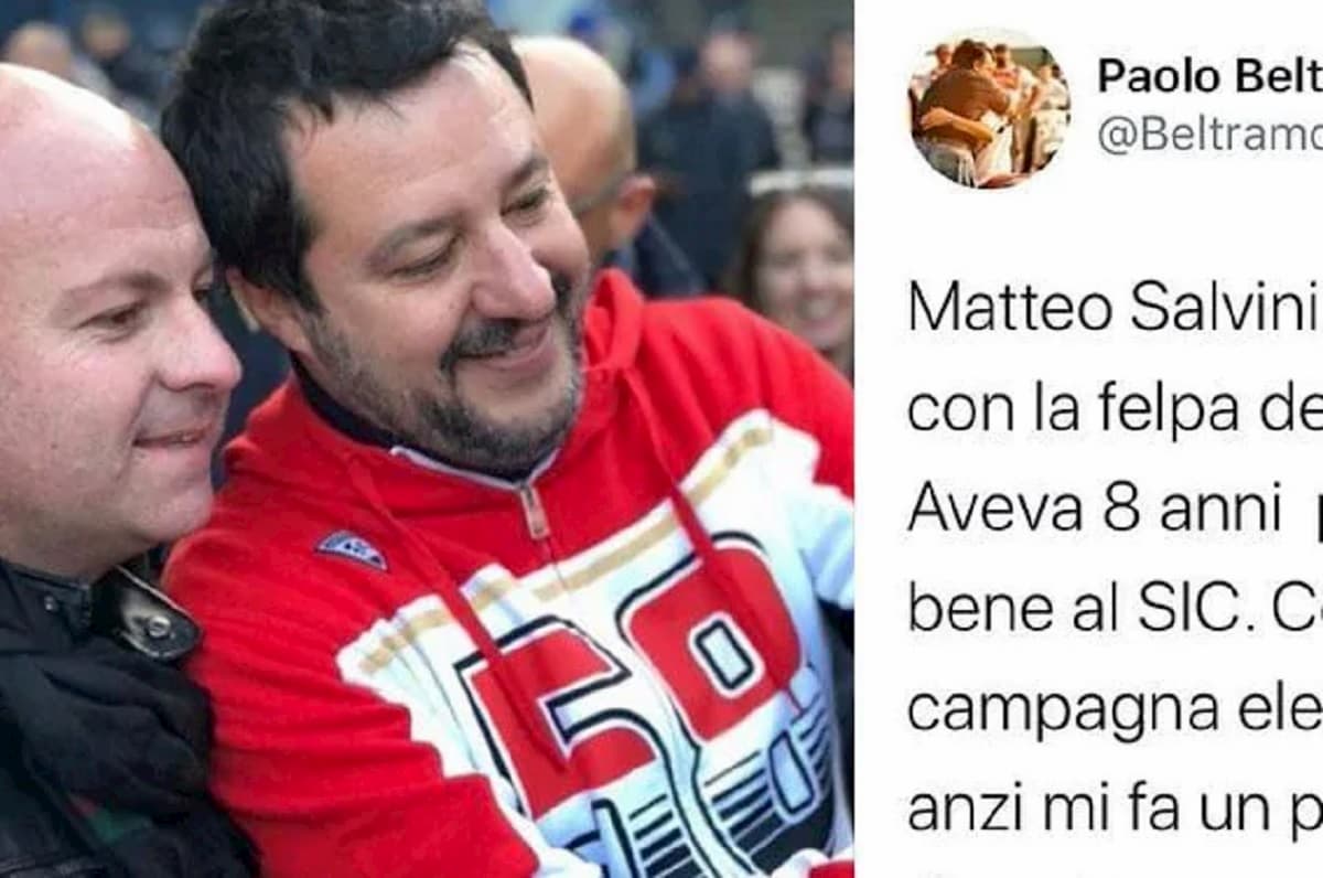 Paolo Beltramo contro Salvini: "Squallida campagna elettorale con la felpa di Simoncelli"