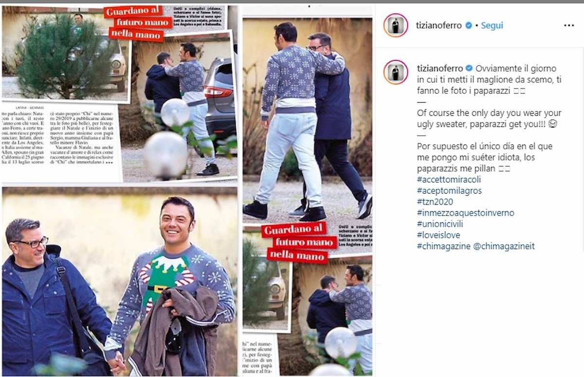 tiziano ferro paparazzato