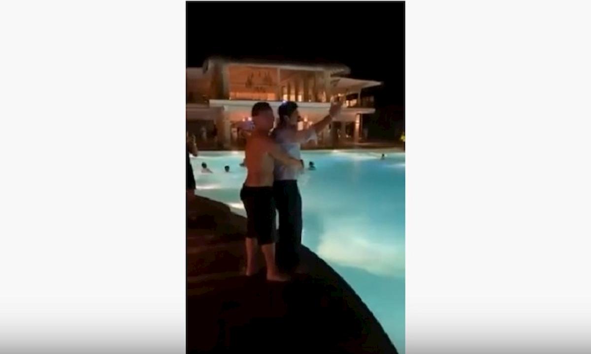 totti e favino alle maldive