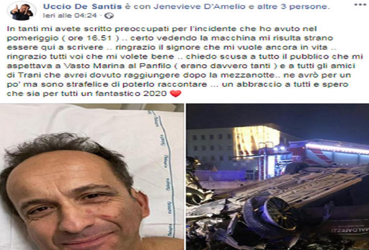 Uccio De Santis, Ansa