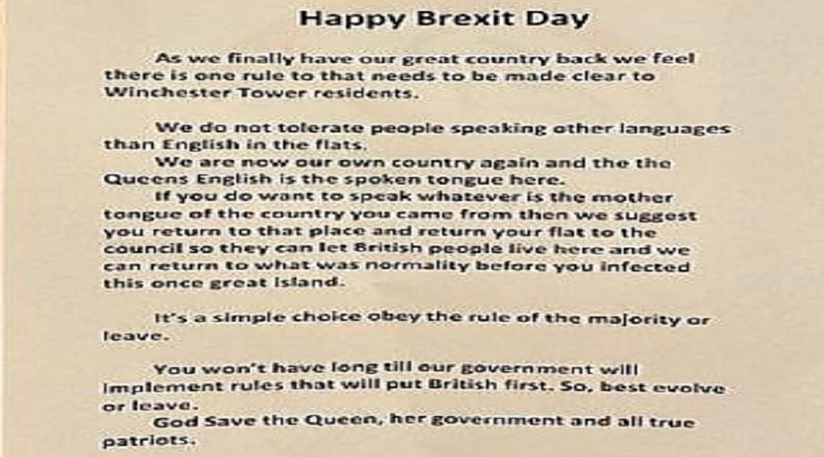 brexit day volantino