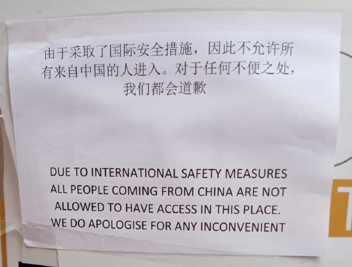 Coronavirus test psichiatrico per tutti: il contagio è la Cina o il cinese?