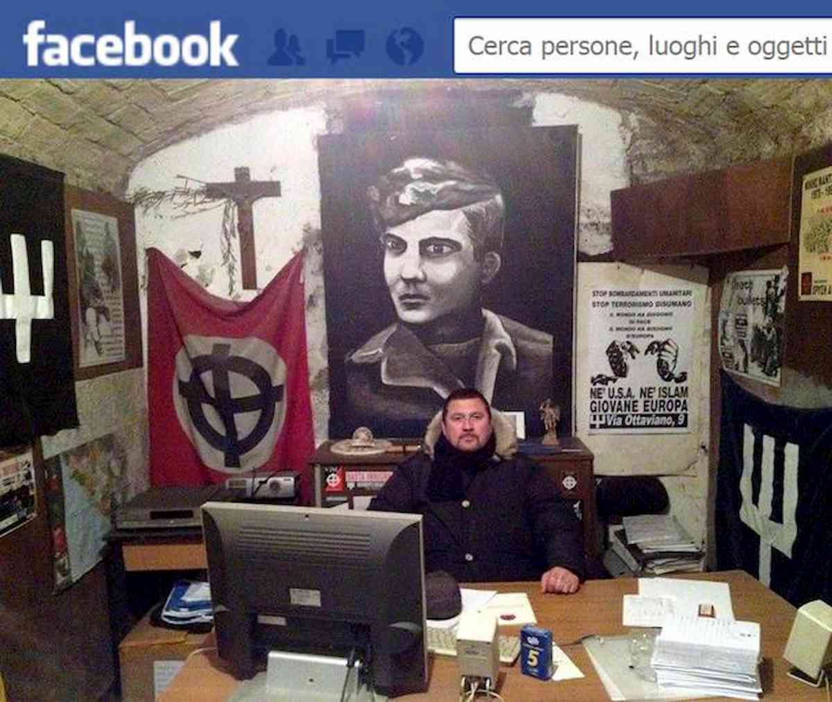 Tifosi Roma dedicano striscione choc a De Santis, l'ultrà che uccise Ciro Esposito