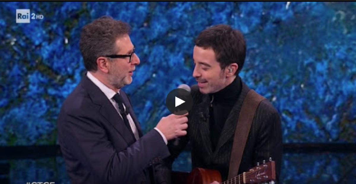 diodato e fazio cantano al bano