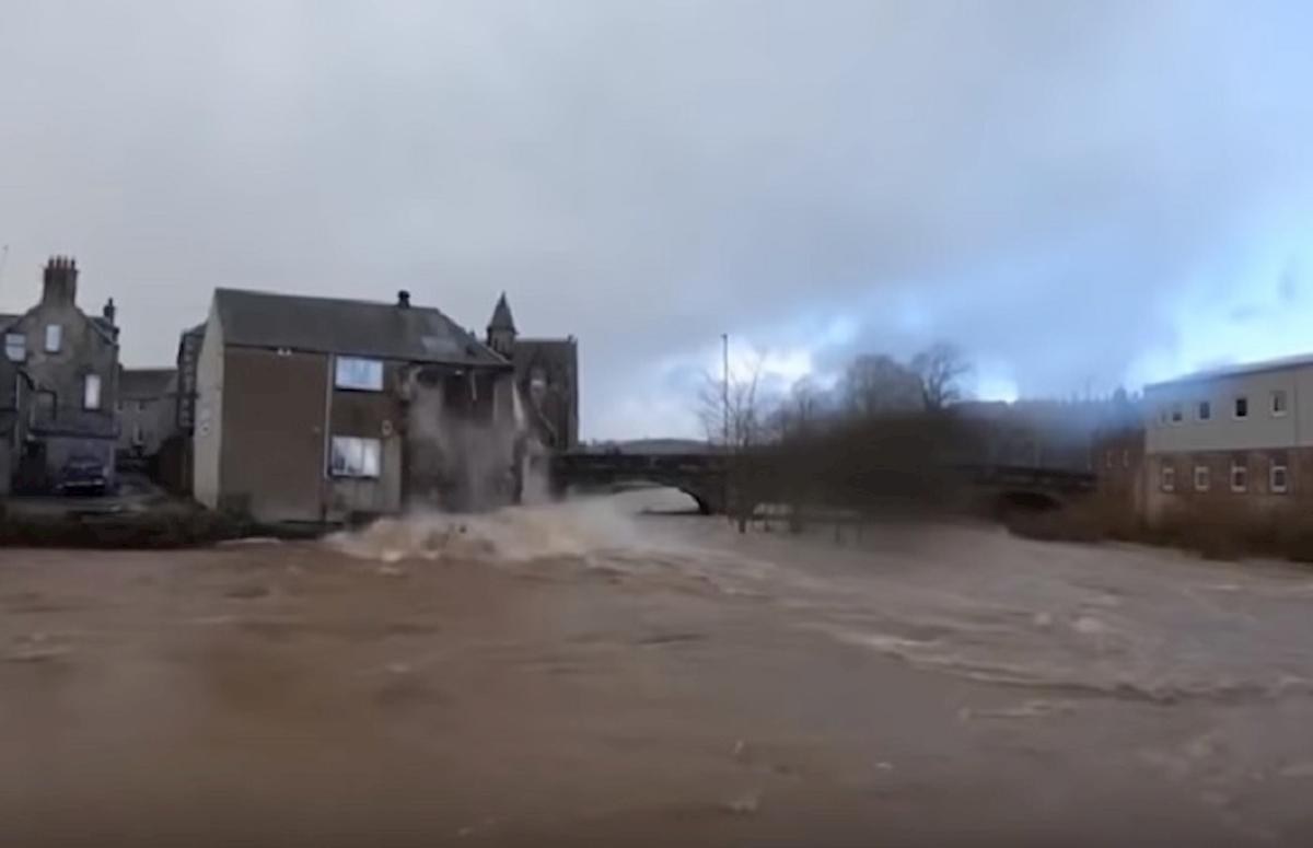 tempesta ciara hotel scozia fiume