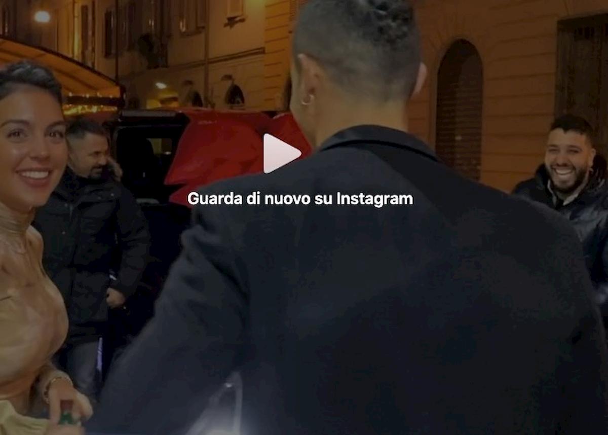 Georgina Rodriguez, festa a sorpresa per Cristiano Ronaldo e auto in regalo