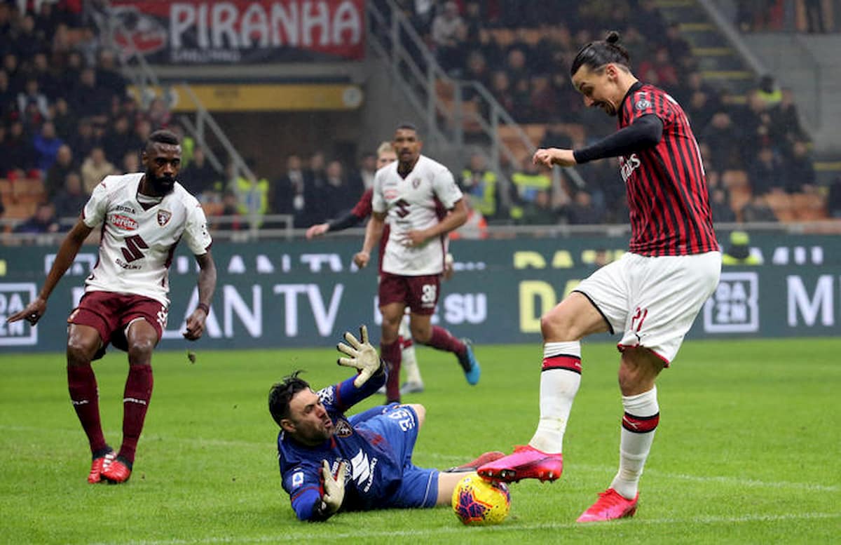 Ibrahimovic incontentabile: il Milan non mata il Toro, lui esce furioso
