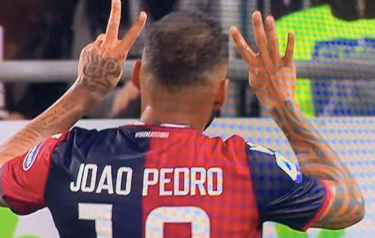 Cagliari-Parma 2-2, Joao Pedro ha dedicato il gol a Kobe Bryant