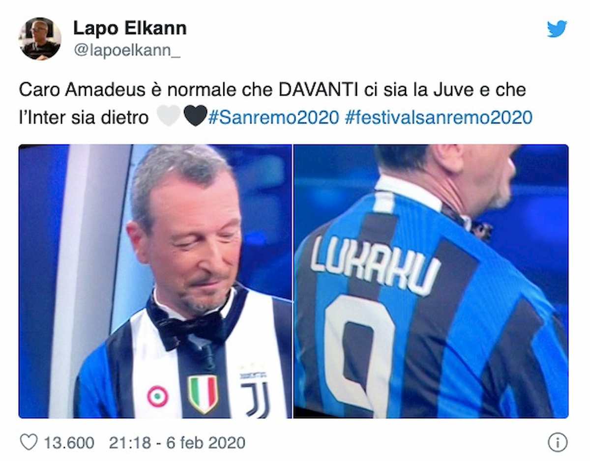 Lapo Elkann: "Siparietto Amadeus-Georgina? Normale che Inter sia dietro a Juventus"
