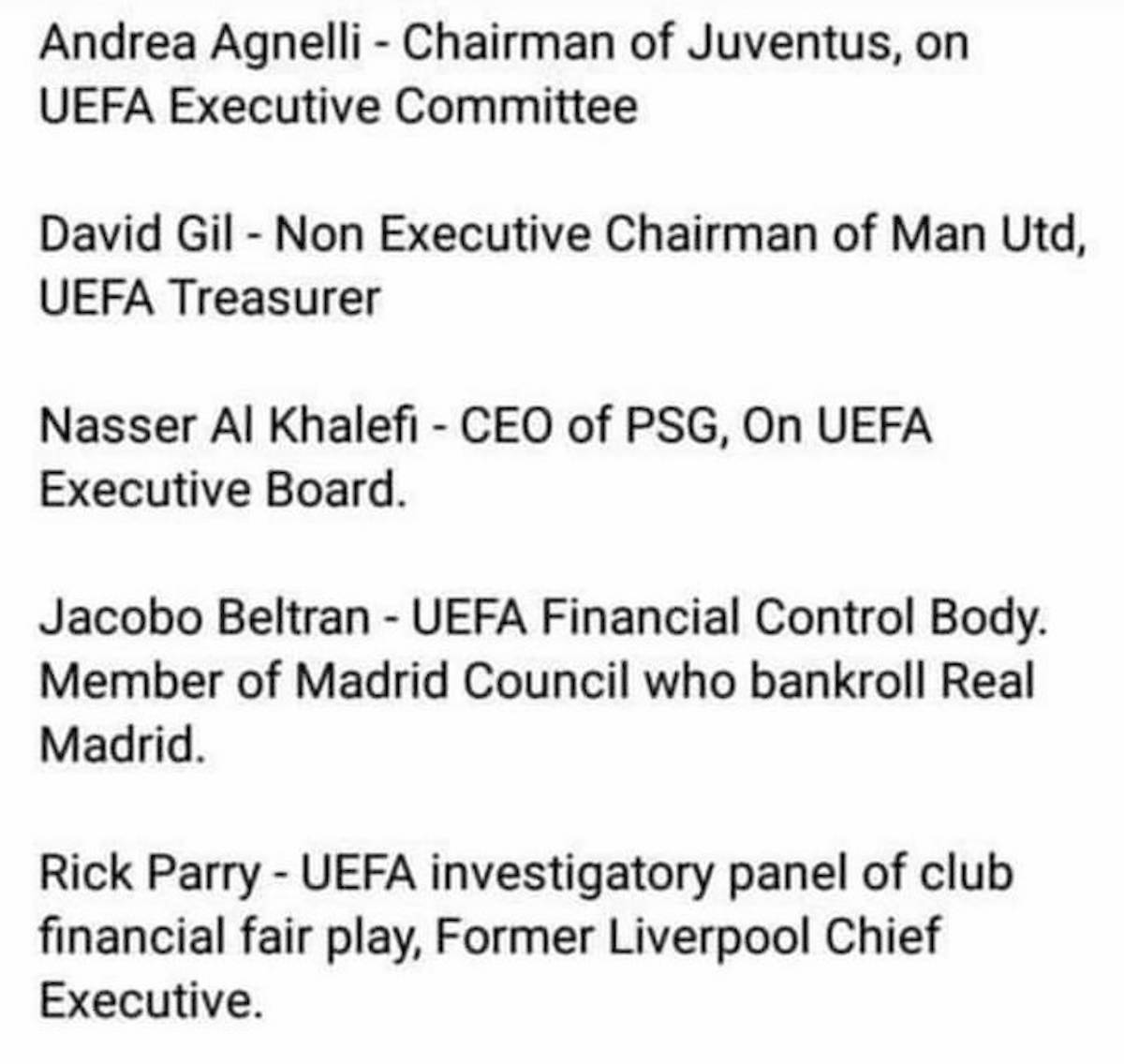 Manchester City fuori dalla Champions, Liam Gallagher attacca Andrea Agnelli