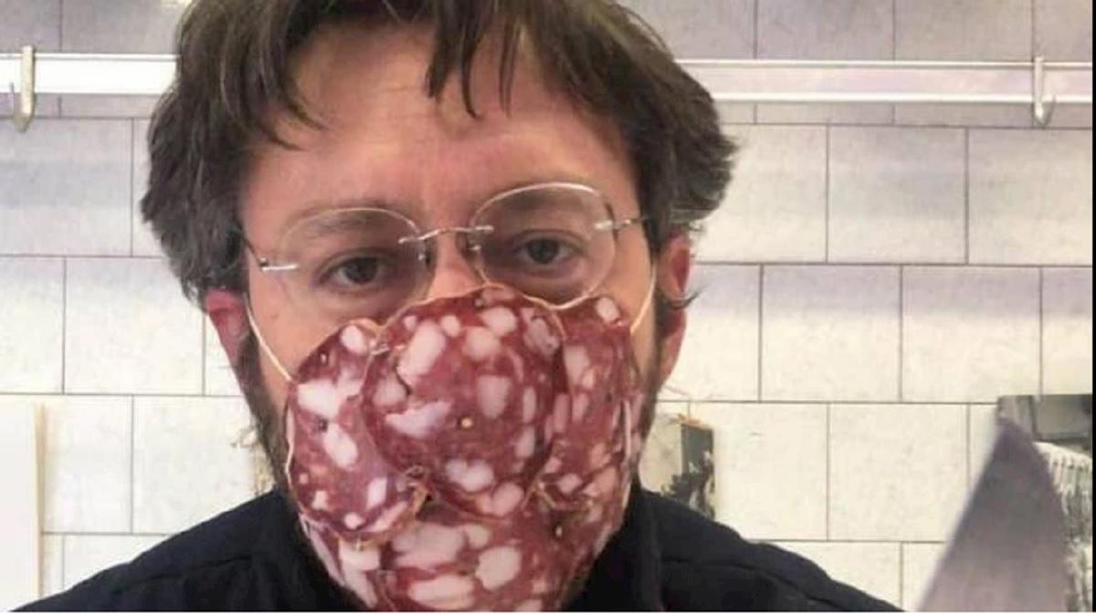 mascherina salame facebook