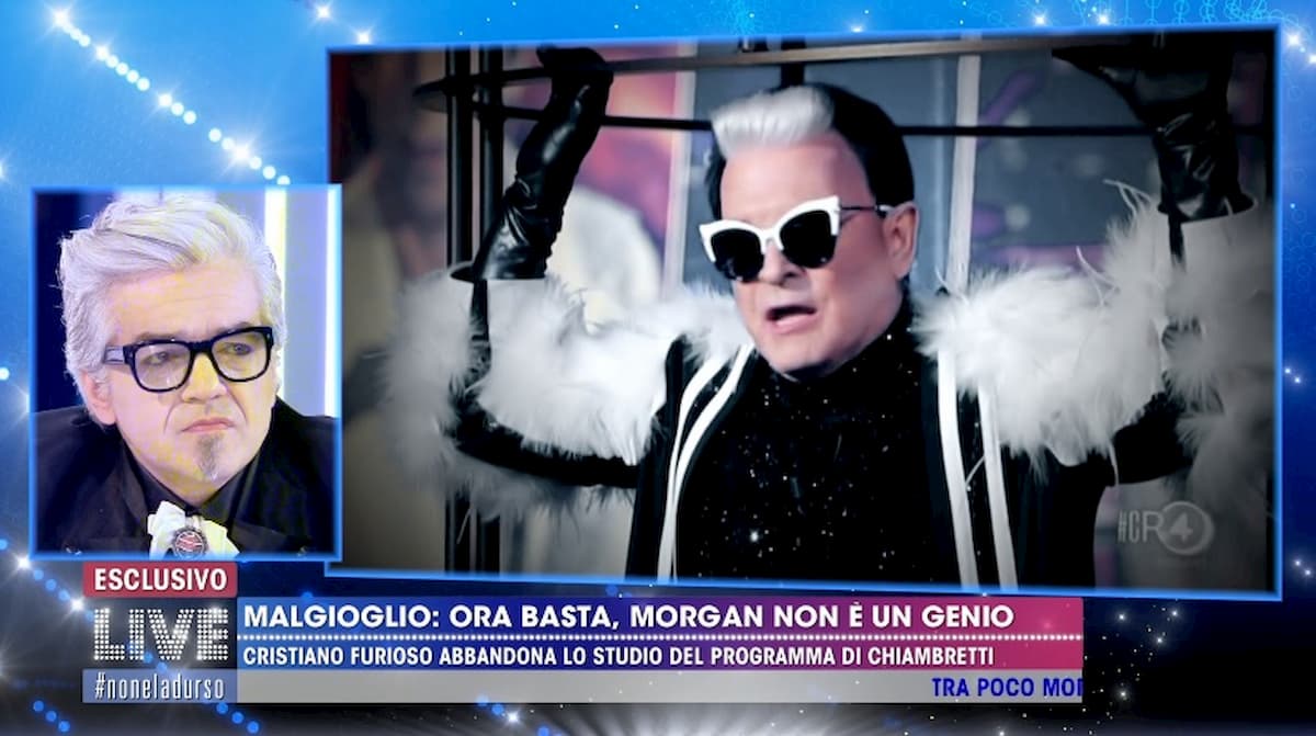 Live Non è la d'Urso, Morgan contro Malgioglio: "E' un poveraccio"