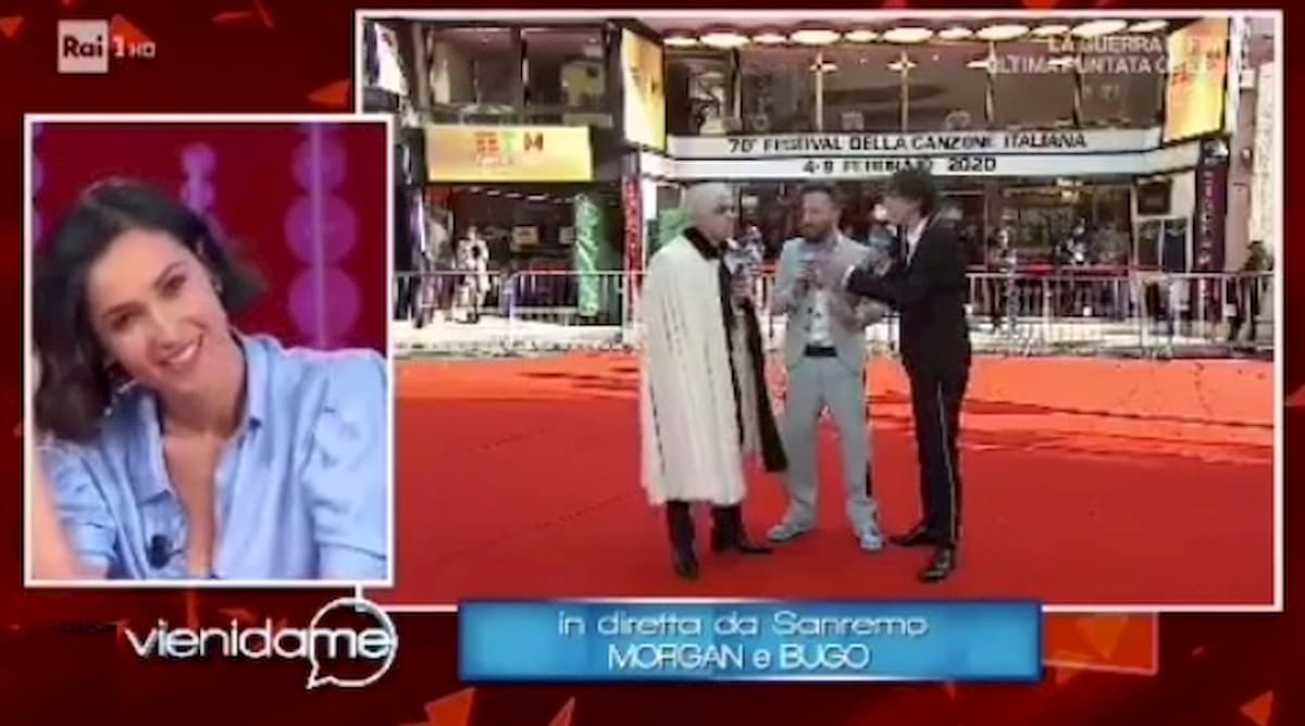 Sanremo 2020, Morgan imita Junior Cally: "Le violenterei tutte". E la Balivo...