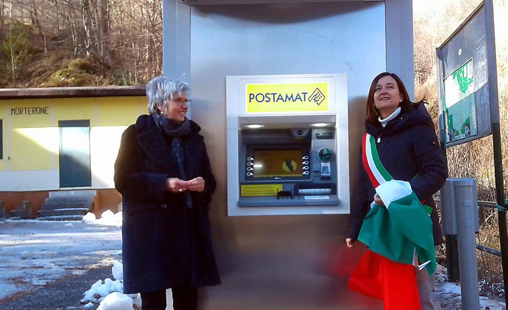 Morterone, Poste Italiane installa atm nel comune più piccolo d'Italia