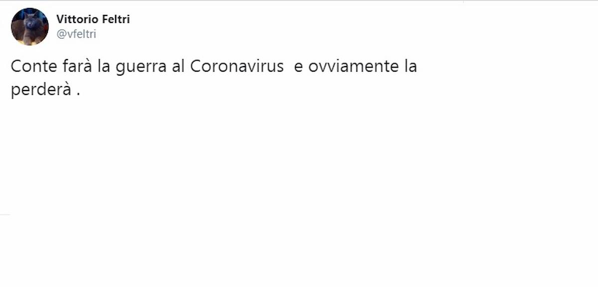 vittorio feltri coronavirus