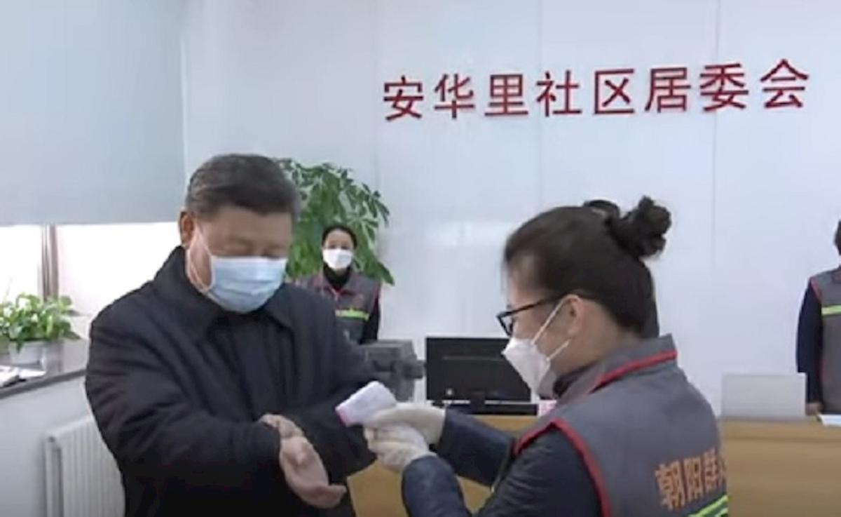 xi jinping masceherina