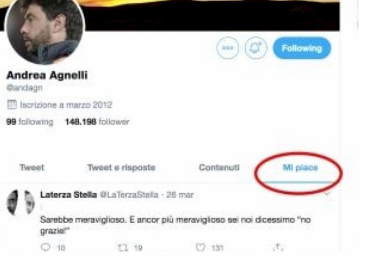 Coronavirus, "No allo scudetto a tavolino": Agnelli mette like a post su Twitter