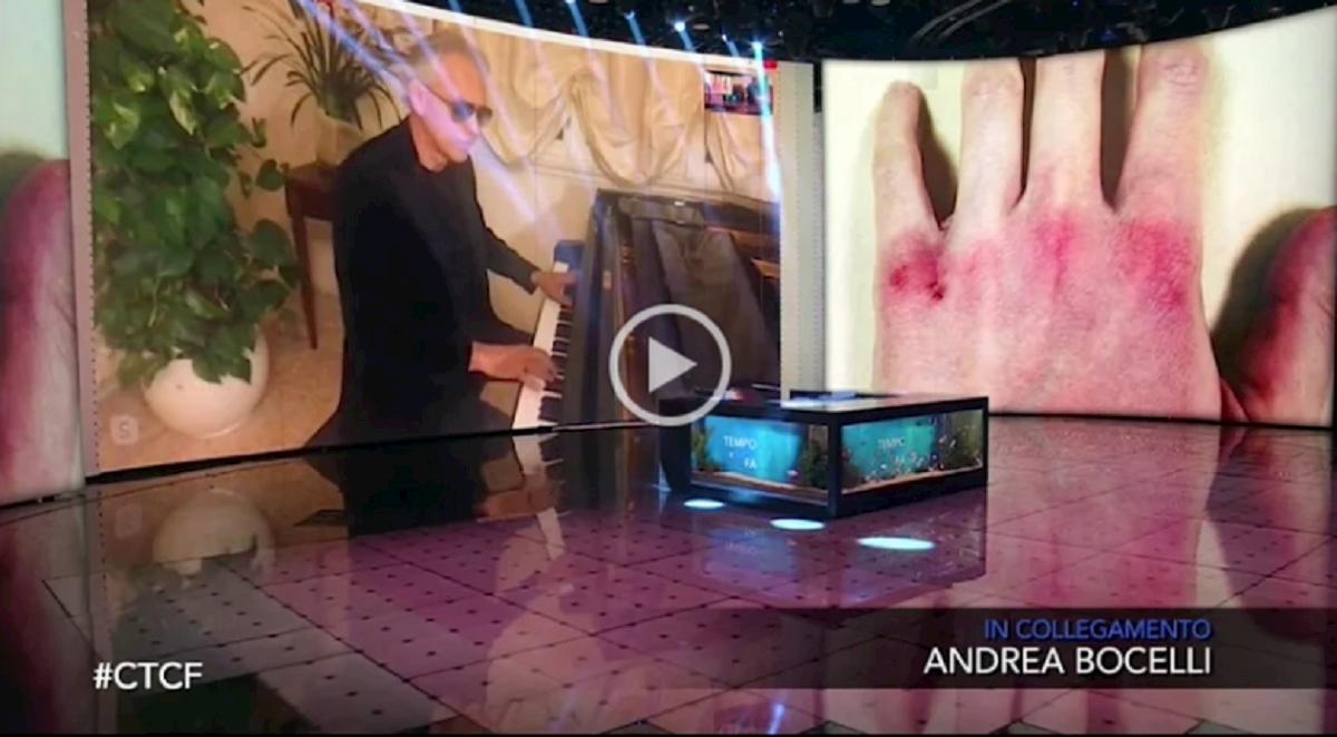 bocelli che tempo che fa