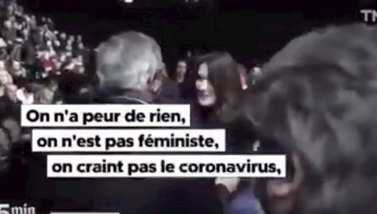Coronavirus, Carla Bruni finge una crisi respiratoria e scherza: "Noi non abbiamo paura" VIDEO
