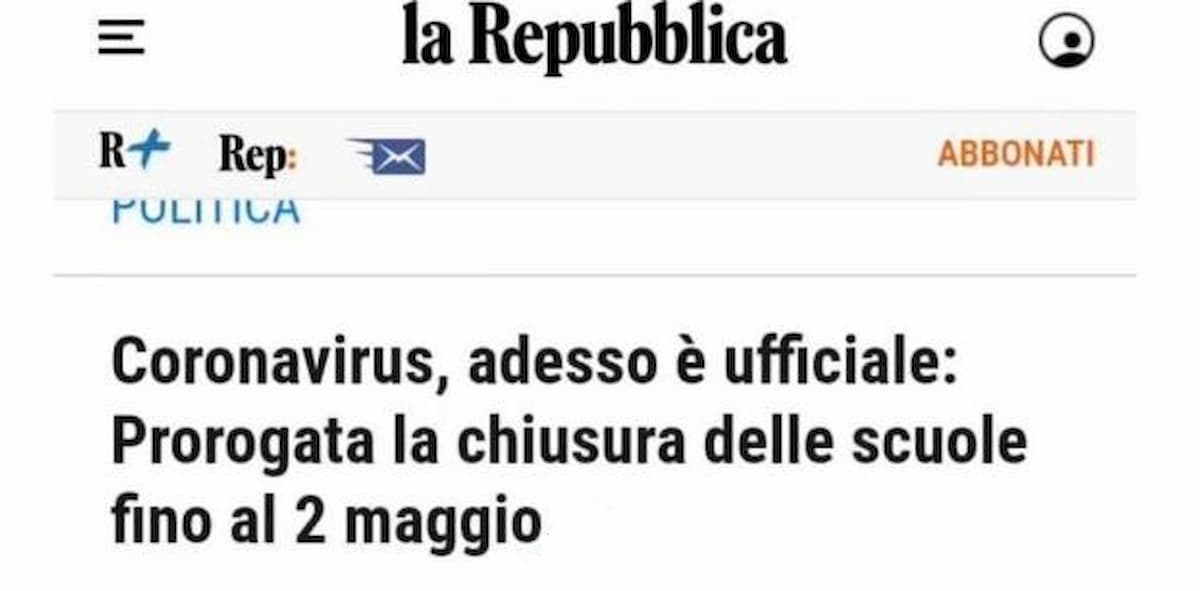 Scuole chiuse fino al 2 maggio: la bufala che circola su WhatsApp. Ma tanto fake non è...