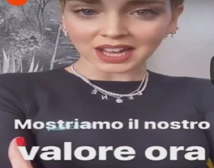 chiara ferragni coronavirus