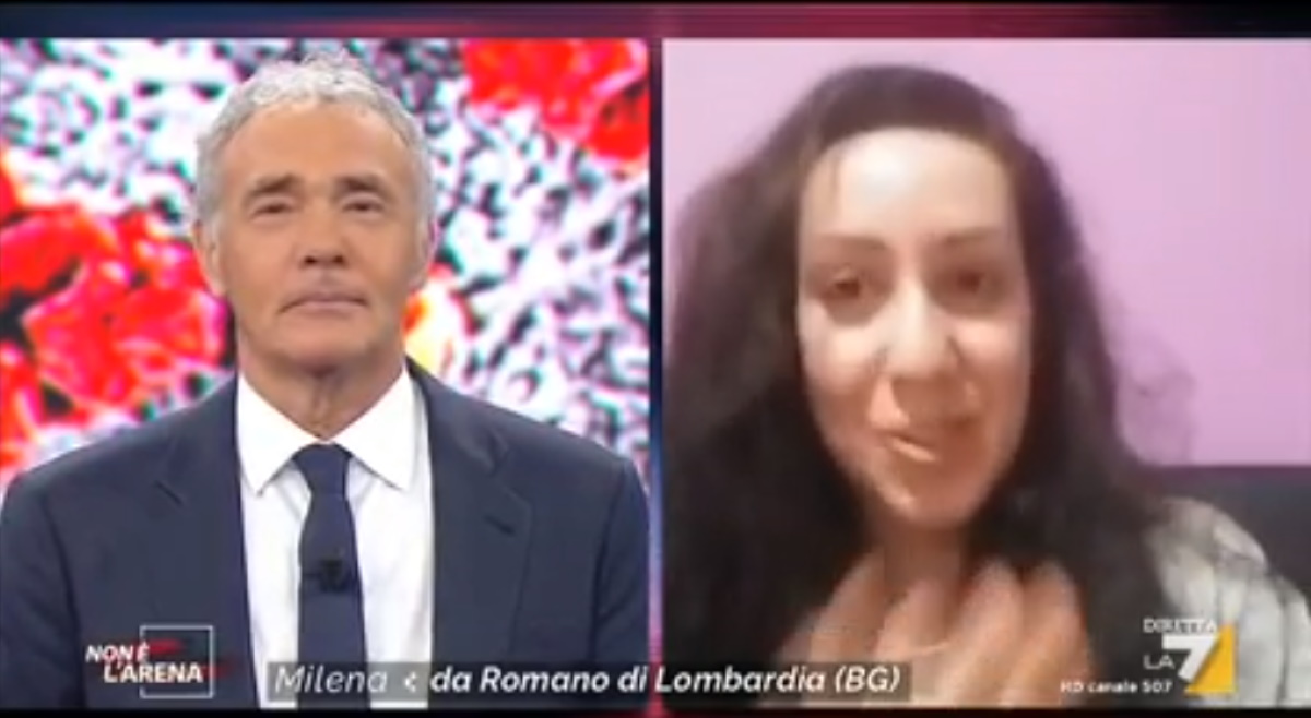 Milena e il coronavirus: diffusi i suoi dati, lo sfogo a Non è l'Arena