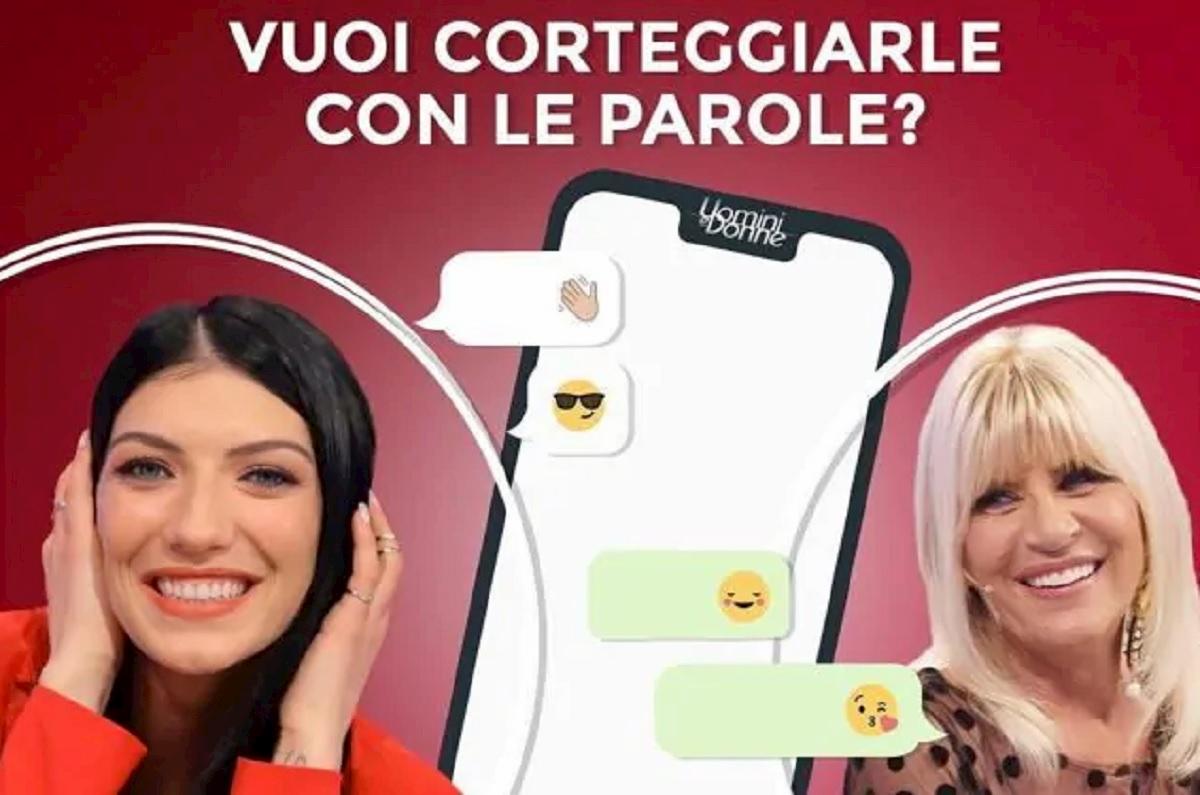 uomini e donne corteggia le parole