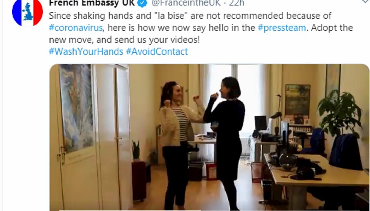 ambasciata francia saluto coronavirus