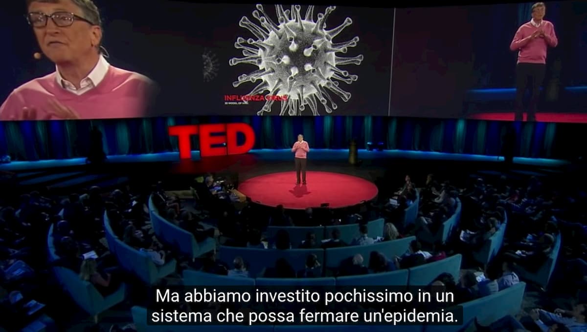 Coronavirus, la 'profezia' di Bill Gates nel 2015: "Ci ucciderà un virus influenzale sconosciuto" VIDEO