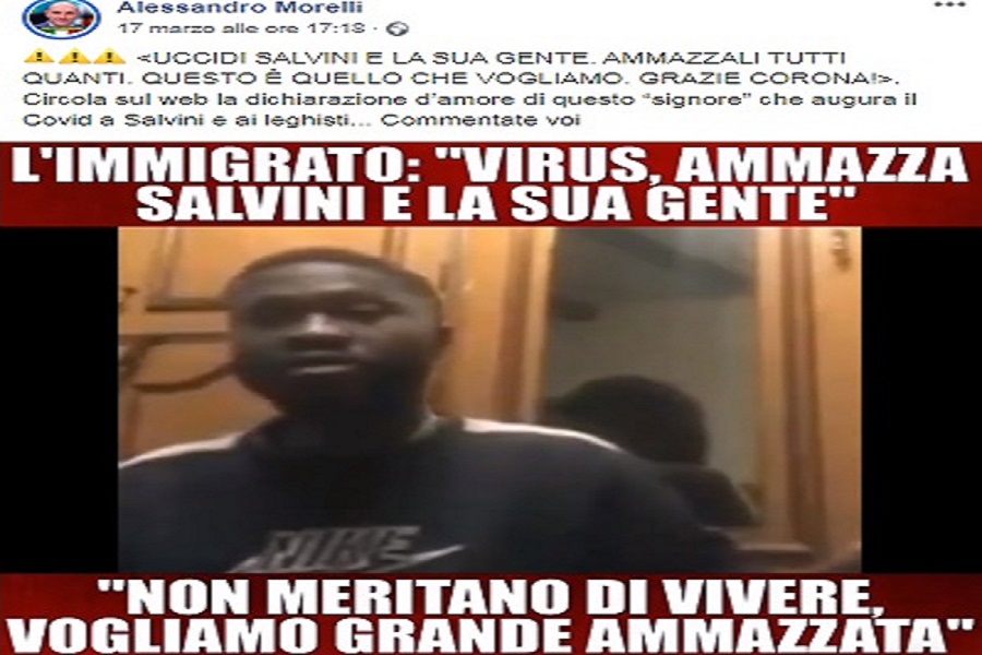 video immigrato facebook