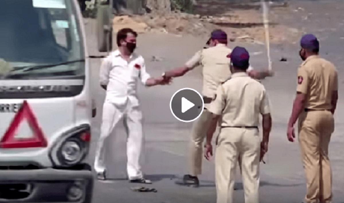polizia bastona quarantena