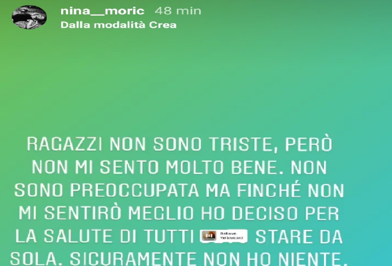 Nina Moric, Instagram