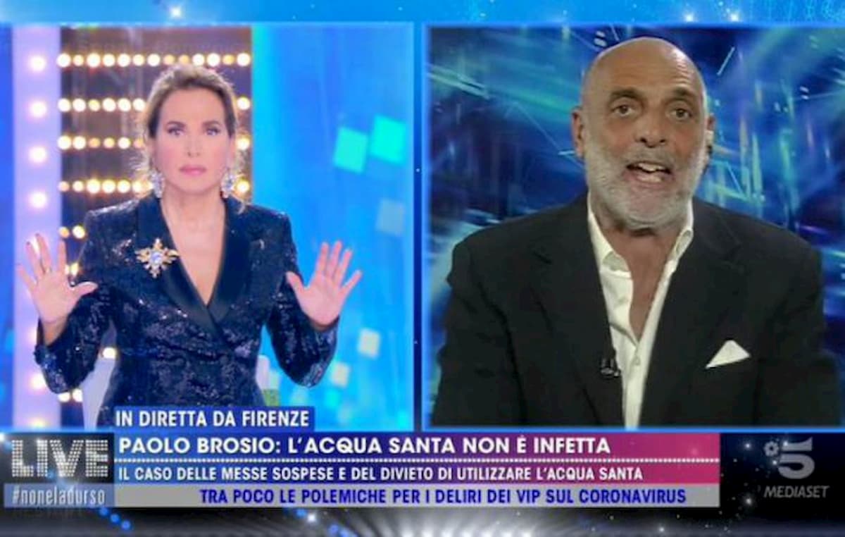 Coronavirus, Paolo Brosio: "Le chiese non sono focolai". Alba Parietti: "Sei socialmente pericoloso"