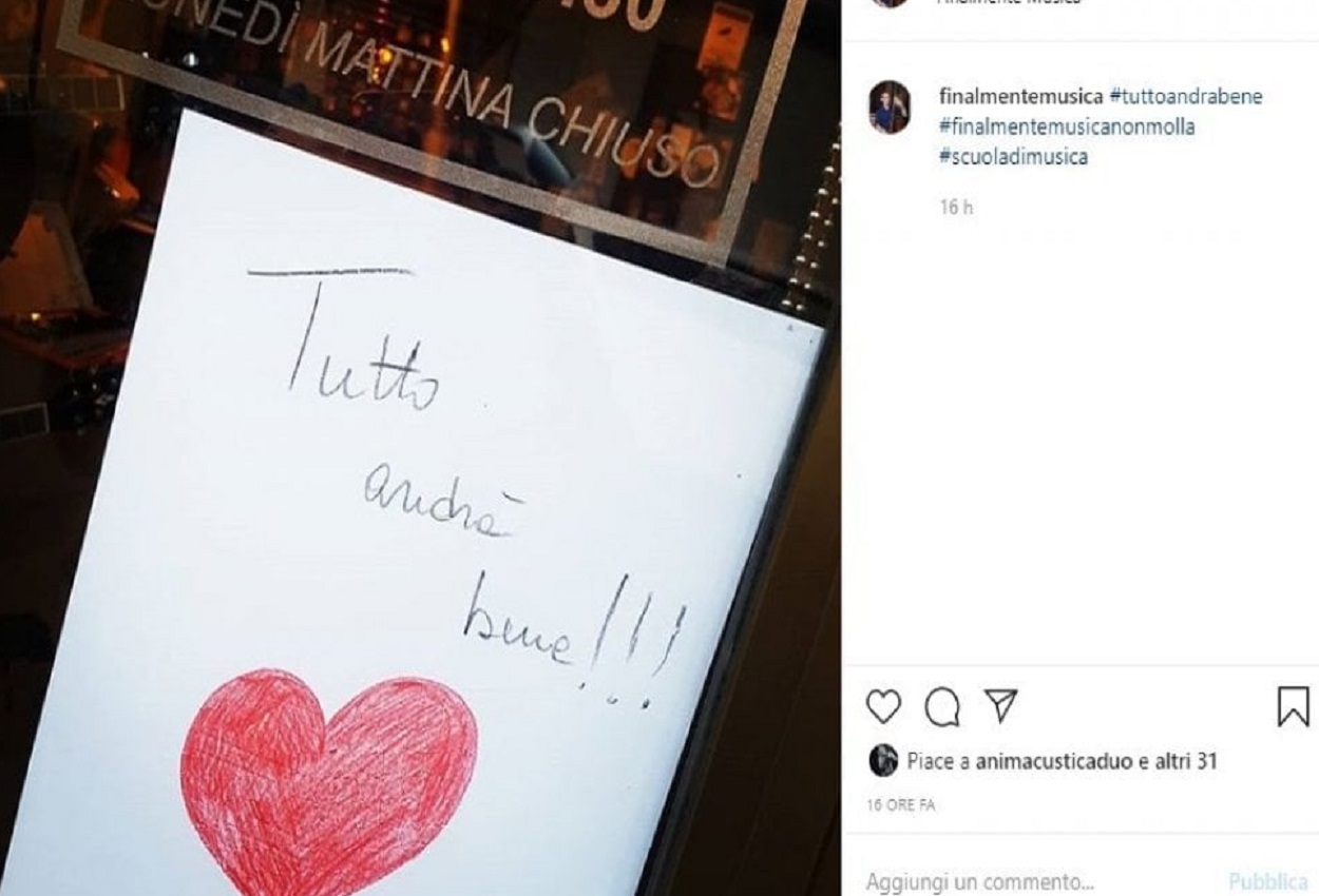 Coronavirus, post-it