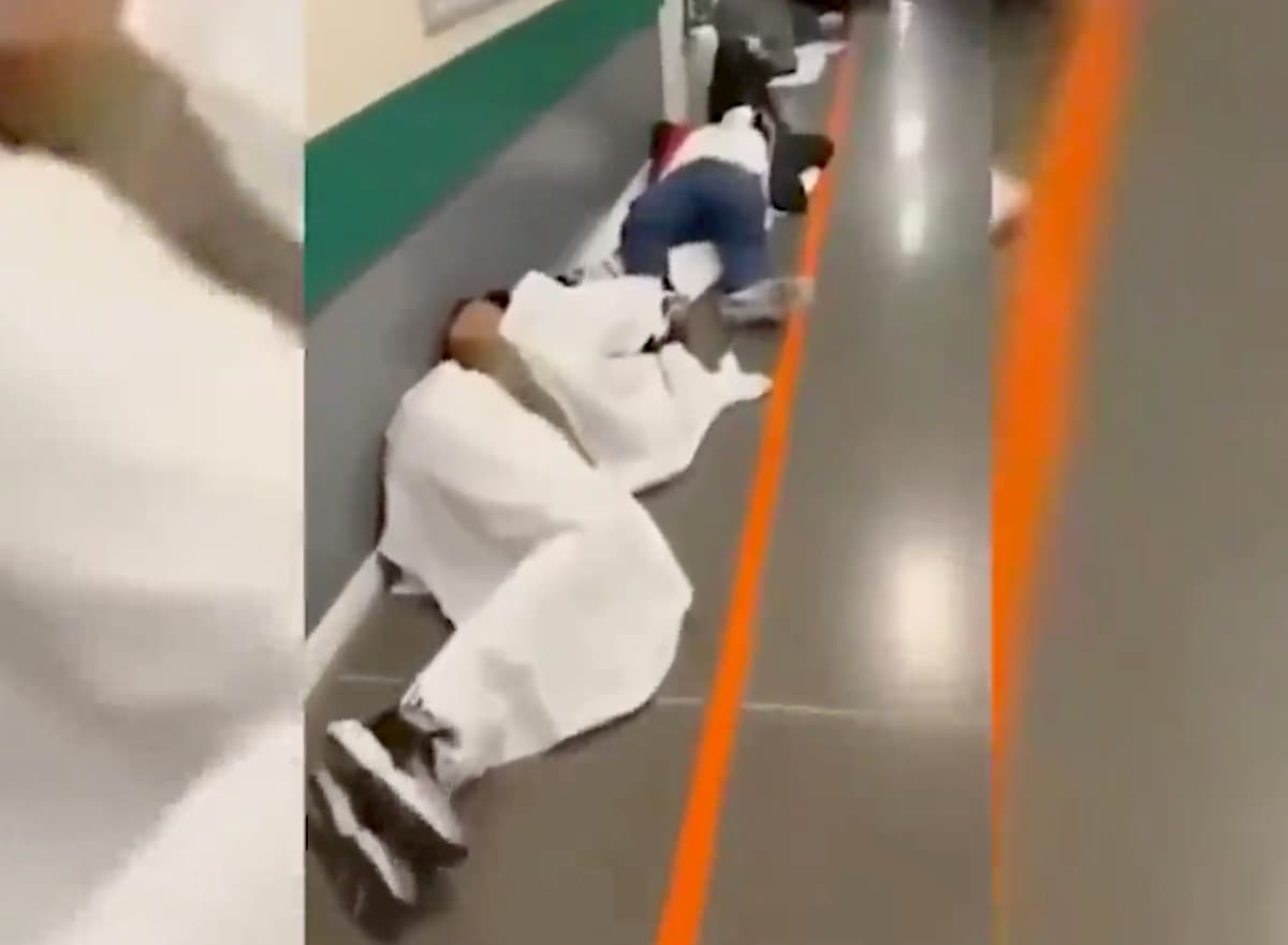 Spagna, come e peggio che da noi: oltre 1200 morti a Madrid, pazienti per terra in ospedale VIDEO