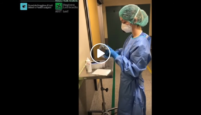 tutorial svestizione infermieri coronavirus