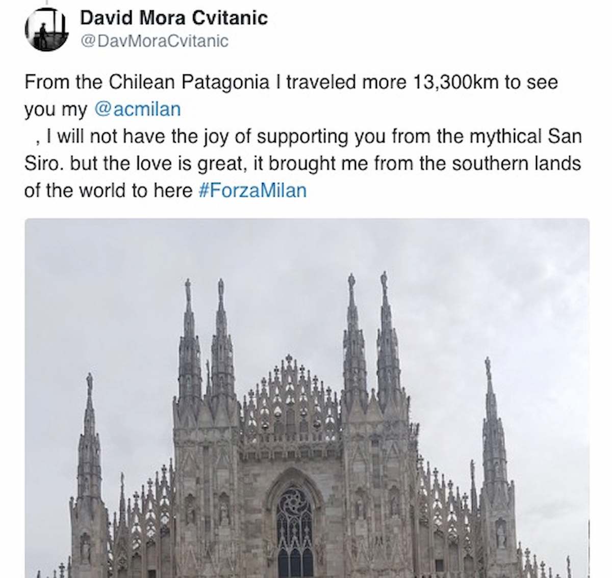 Milan-Genoa rinviata, tifoso era arrivato dalla Patagonia per vederla