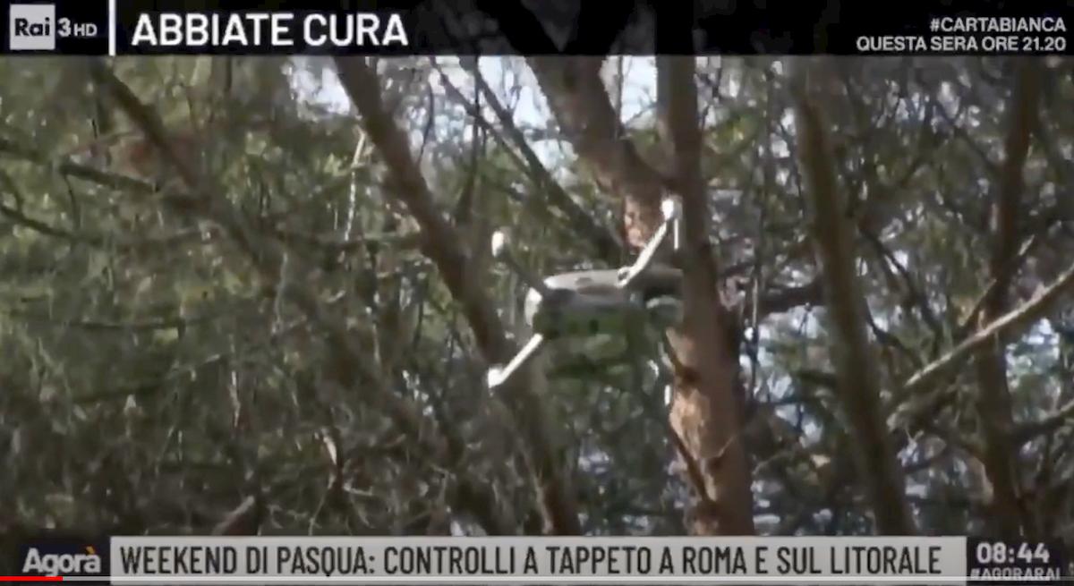 Coronavirus, inseguimento col drone e Cavalcata delle Valchirie in onda su Agorà VIDEO