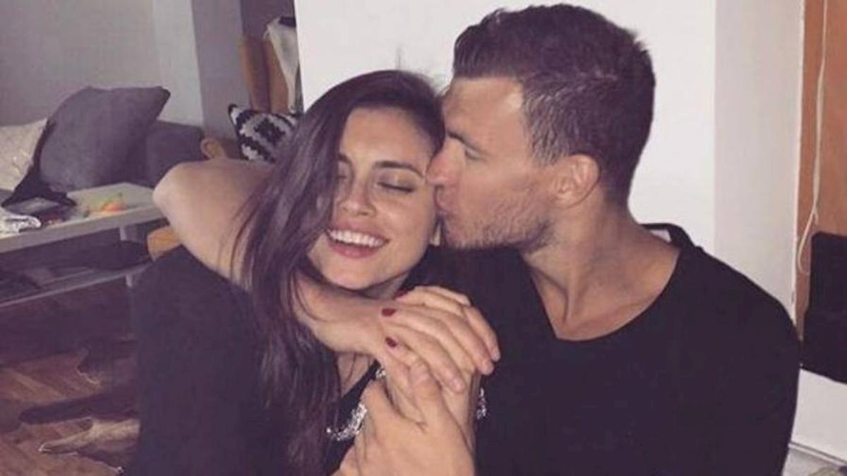 Amra nuovamente incinta di Dzeko, in arrivo un'altra femminuccia