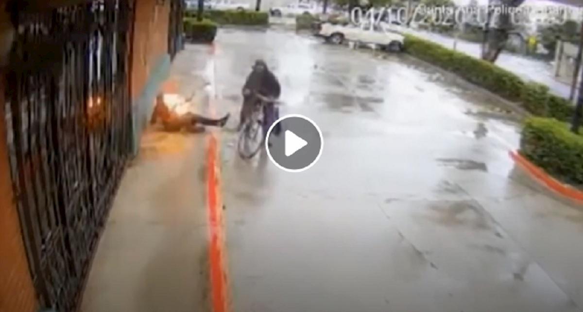 california fiamme a senzatetto