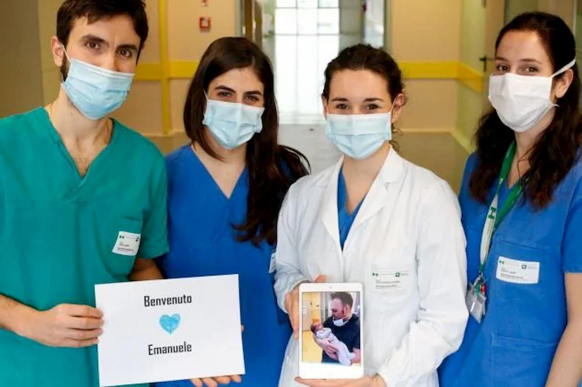 Coronavirus, guarito abbraccia per la prima volta il figlio appena nato. "Mi dicevano, devi farcela per lui"