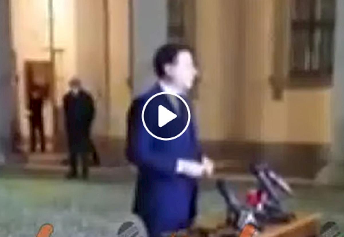 conte in visita a bergamo