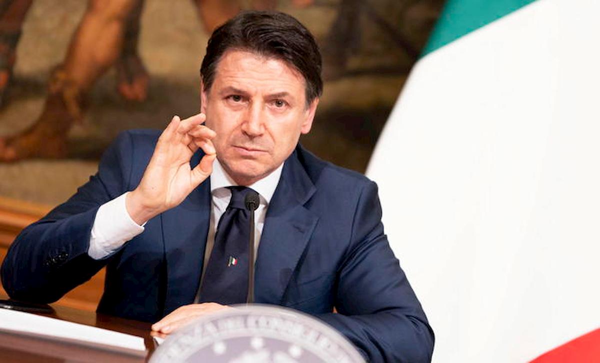 conte discorso in tv