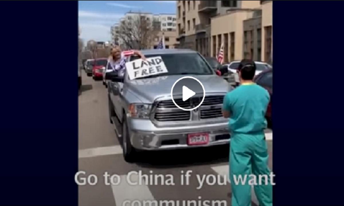 denver infermiere contro manifestanti