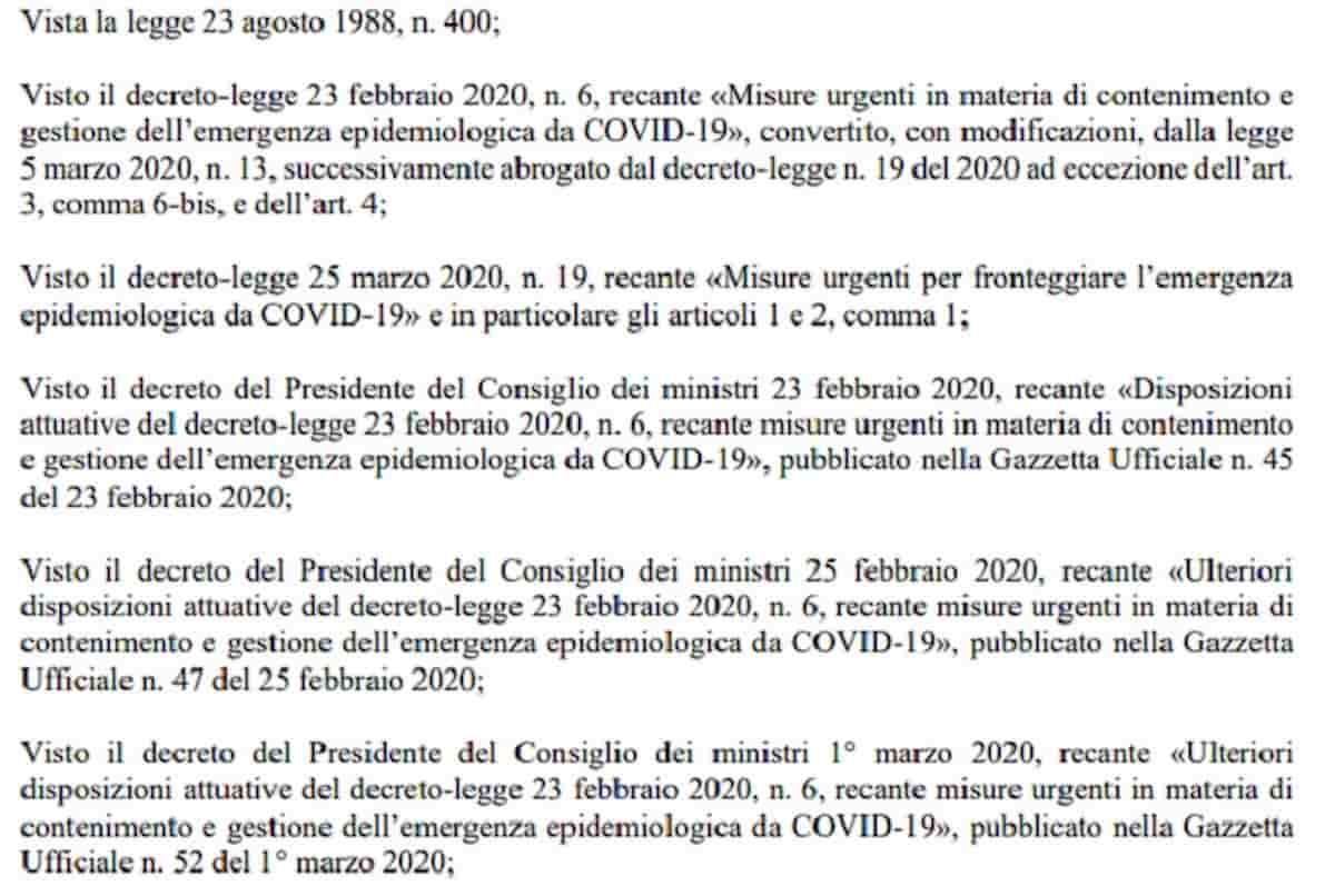 Dpcm Fase 2 Coronavirus Italia del 26 aprile: il testo completo in Pdf