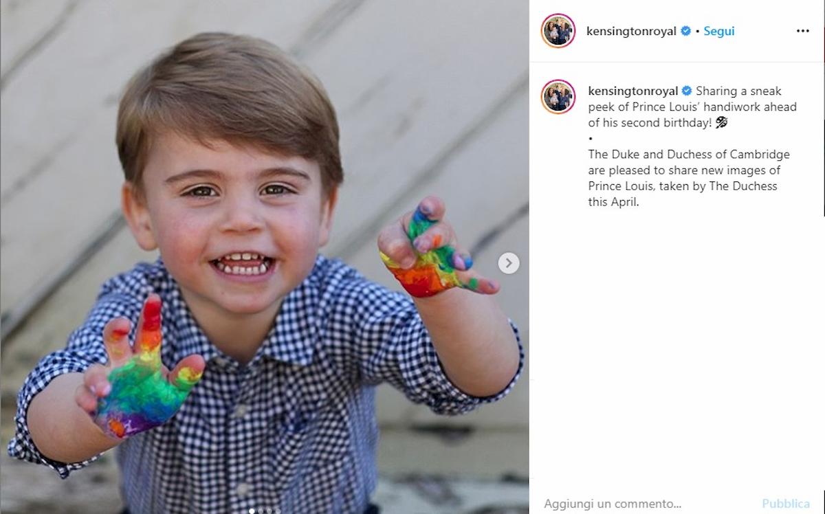 Principino Louis, foto Kate Middleton